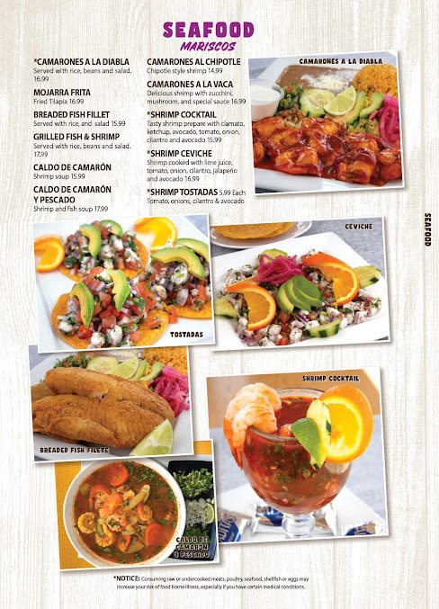 Menu La Vaca Mexican Grill - 5