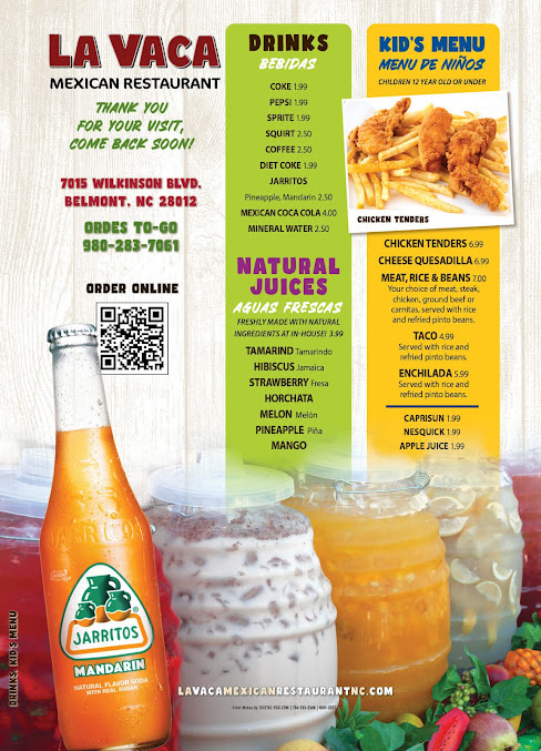 Menu La Vaca Mexican Grill - 7