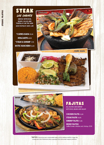 Menu La Vaca Mexican Grill - 9