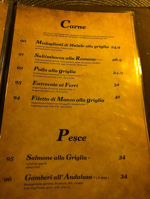 Menu La Via Del Muro - 1