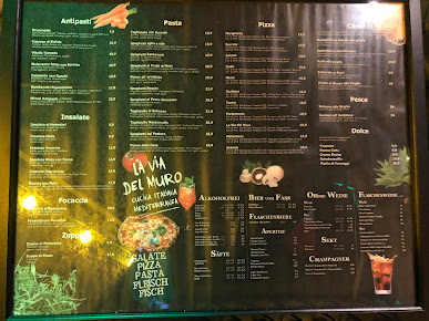 Menu La Via Del Muro - 2