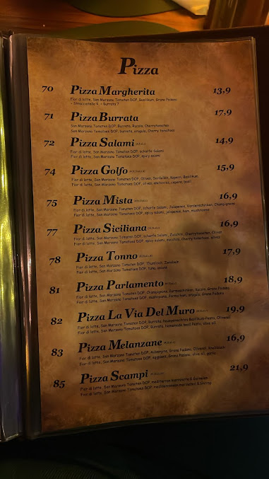 Menu La Via Del Muro - 3