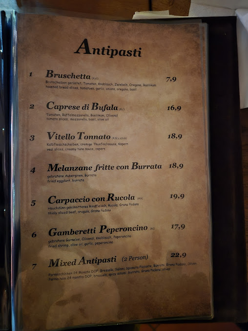Menu La Via Del Muro - 4