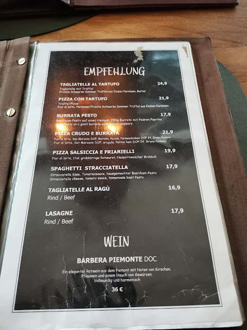 Menu La Via Del Muro - 6