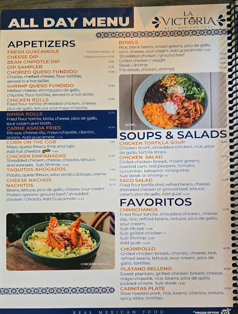Menu La Victoria Mexican Food - 2