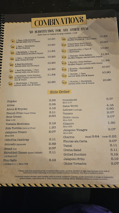 Menu La Victoria Mexican Restaurant - 6