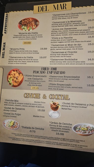 Menu La Victoria Mexican Restaurant - 9