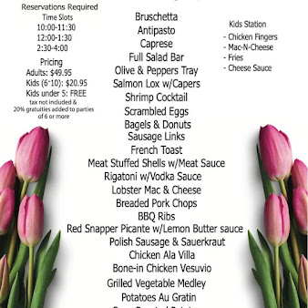 Menu La Villa Restaurant Lounge And Banquets - 1