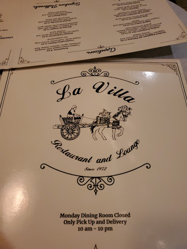 Menu La Villa Restaurant Lounge And Banquets - 6