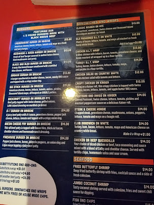 Menu Ladder House Bar Grill Inc - 3
