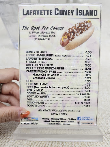 Menu Lafayette Coney Island - 7