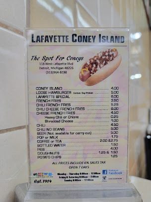Menu Lafayette Coney Island - 9