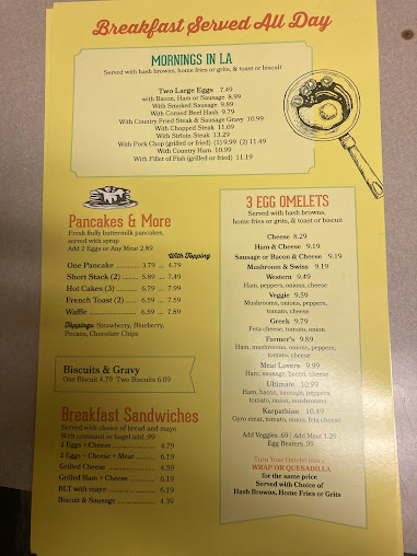 Menu Lake Alfred Diner Inc - 3