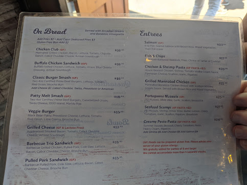 Menu Lake George Beach Club - 9