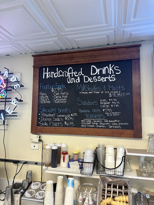 Menu Lake Oswego Ice Creamery And Restaurant - 1