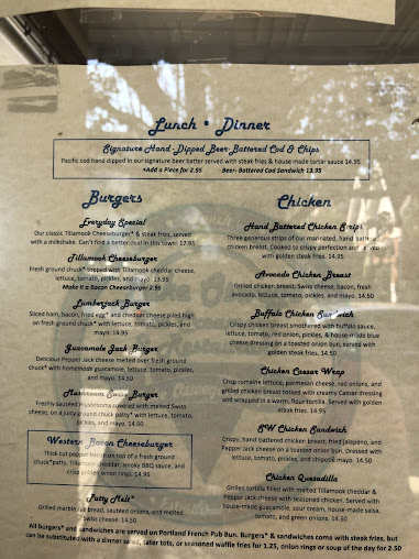 Menu Lake Oswego Ice Creamery And Restaurant - 4