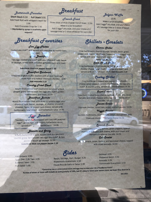 Menu Lake Oswego Ice Creamery And Restaurant - 5