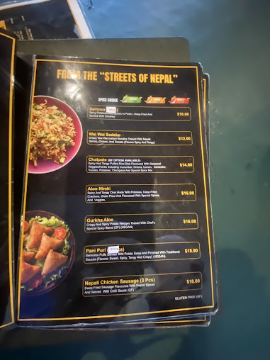 Menu Lakeside Gurkhas - 0