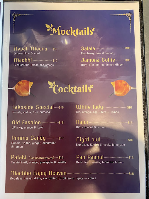Menu Lakeside Gurkhas - 3