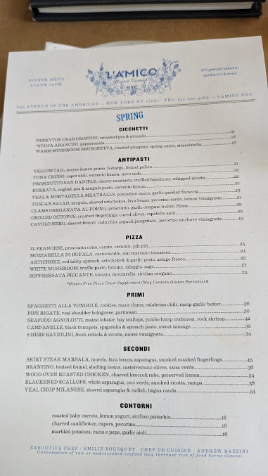 Menu L'amico - 3