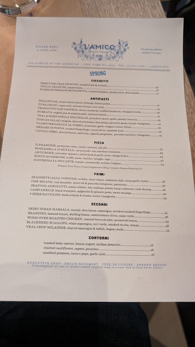 Menu L'amico - 4