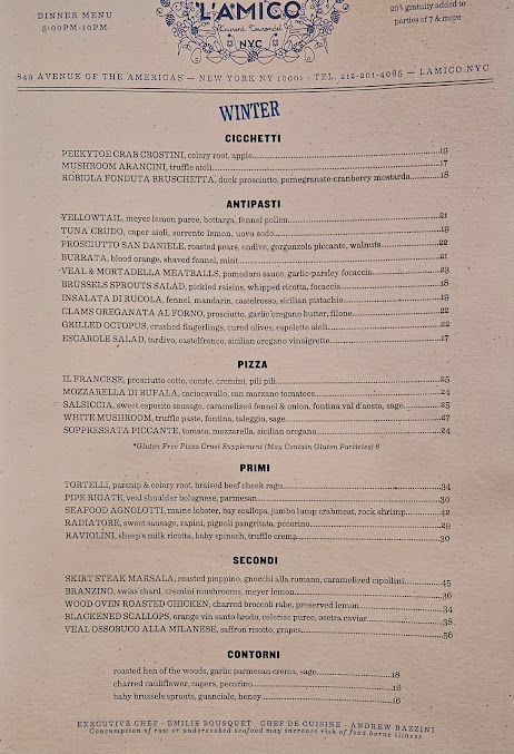 Menu L'amico - 8