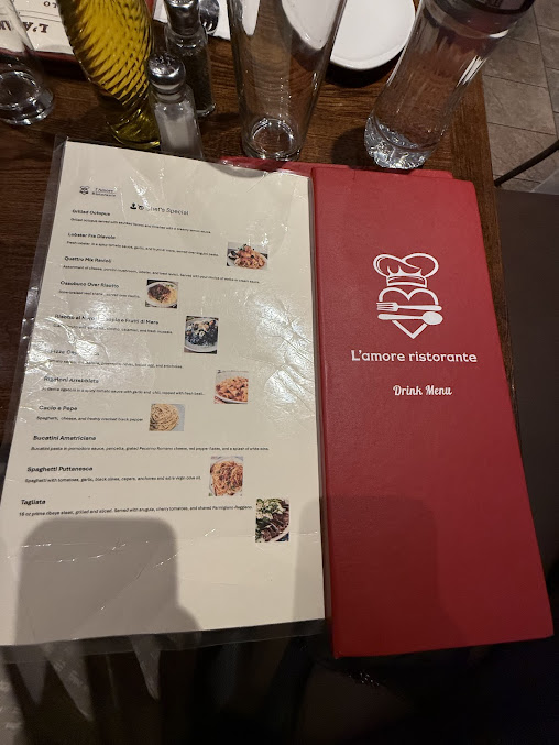Menu L’amore Restaurant - 8