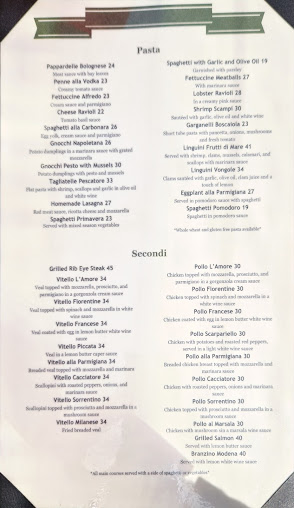 Menu L’amore Restaurant - 10