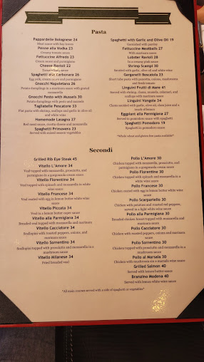 Menu L’amore Restaurant - 16