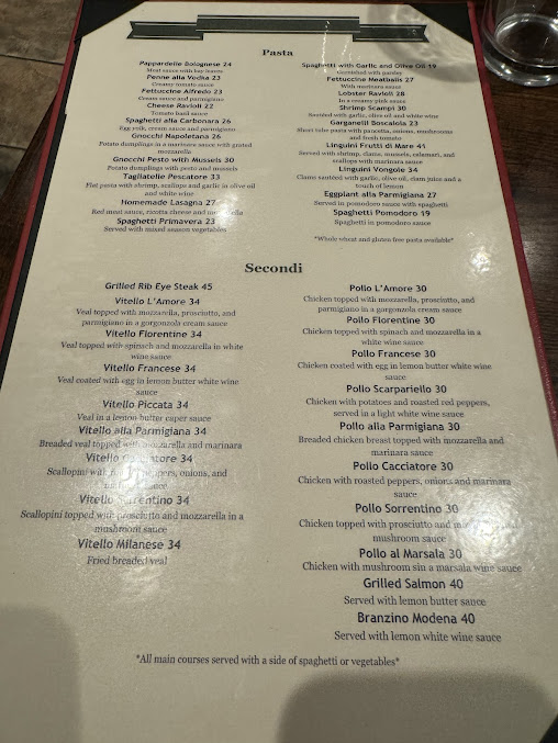Menu L’amore Restaurant - 19