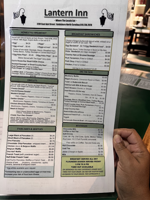 Menu Lantern Inn - 0
