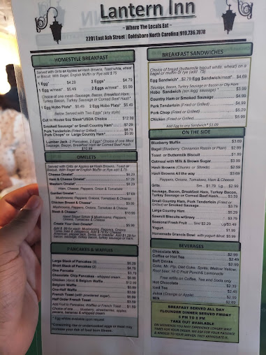 Menu Lantern Inn - 2