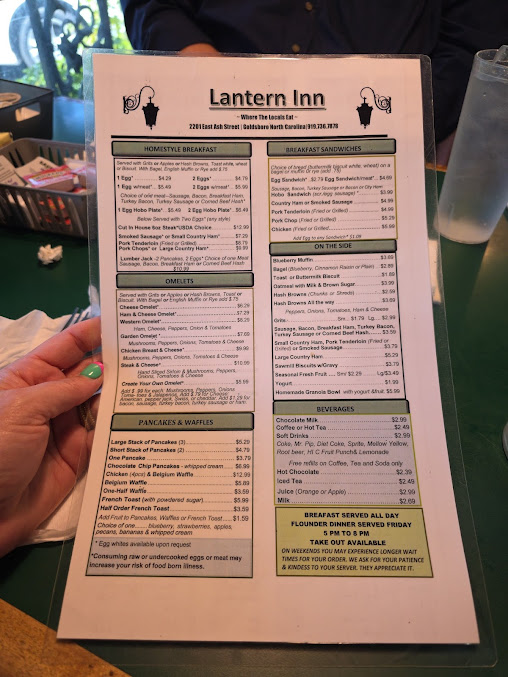 Menu Lantern Inn - 3