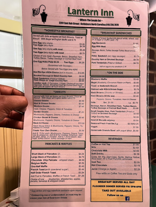 Menu Lantern Inn - 5