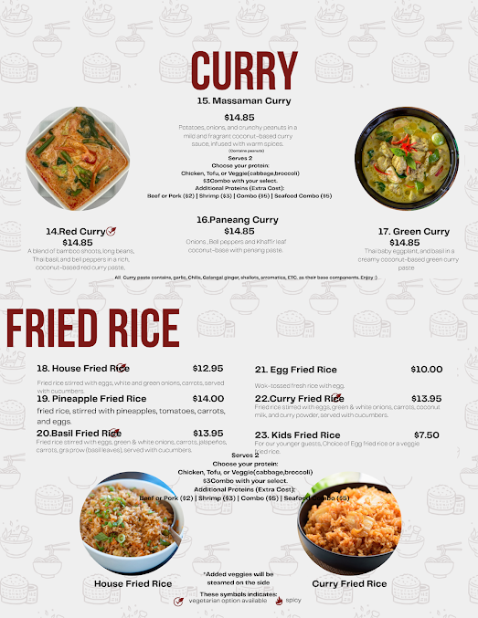 Menu Lao And Thai Spicy Noodle - 2