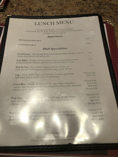 Menu Lao And Thai Spicy Noodle - 5