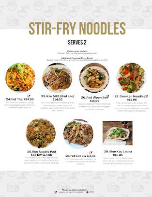 Menu Lao And Thai Spicy Noodle - 9