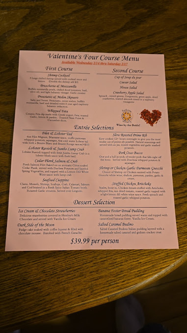 Menu Larry's Ii Restaurant - 5