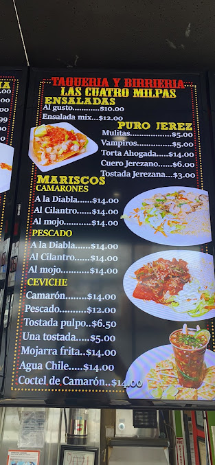 Menu Las Cuatro Milpas Atlanta - 3