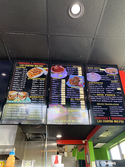 Menu Las Cuatro Milpas Atlanta - 6