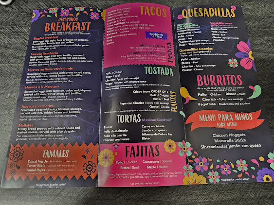 Menu Las Mexicanitas De La 37 - 0