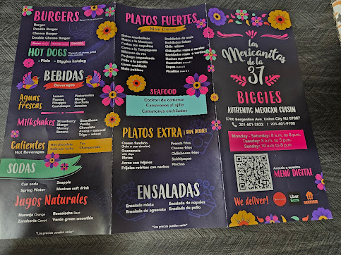 Menu Las Mexicanitas De La 37 - 1