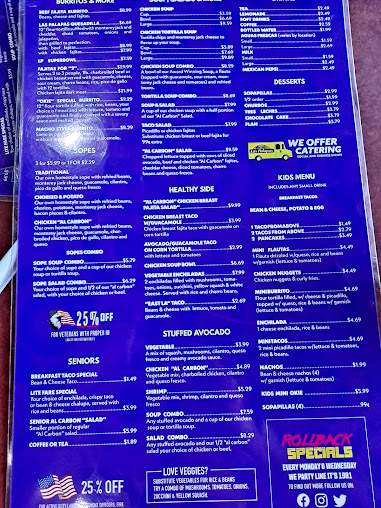 Menu Las Palapas Leon Springs - 5