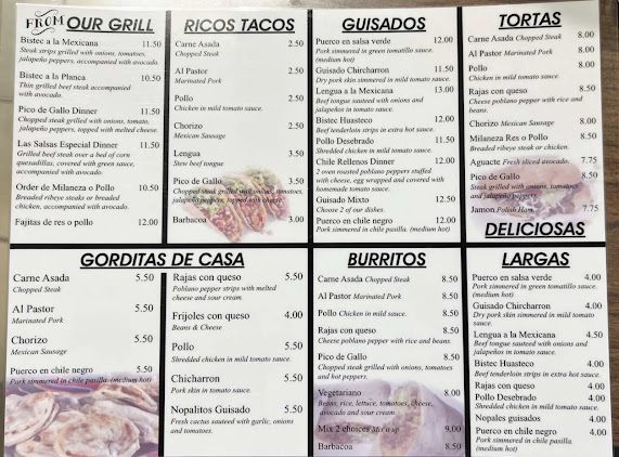 Menu Las Salsas Dona Mary - 0