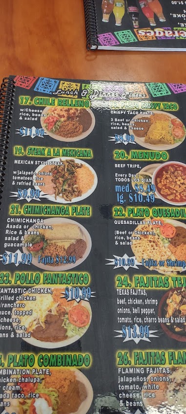 Menu Las Tapatias De Jalisco - 2