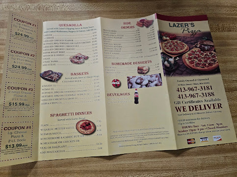 Menu Lazers Pizza Roast Beef - 1
