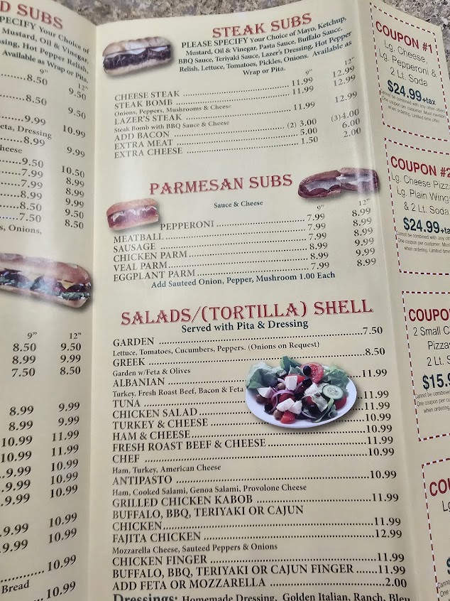 Menu Lazers Pizza Roast Beef - 4