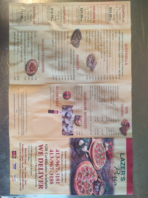 Menu Lazers Pizza Roast Beef - 7