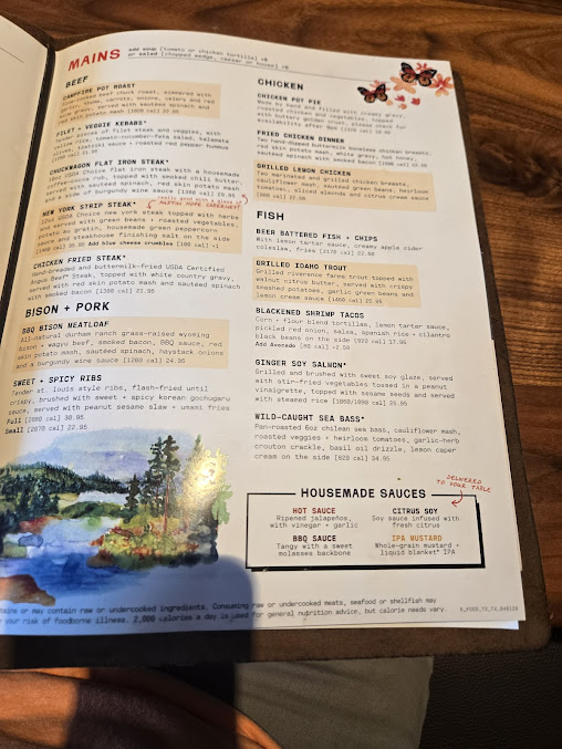 Menu Lazy Dog Restaurant & Bar - 6