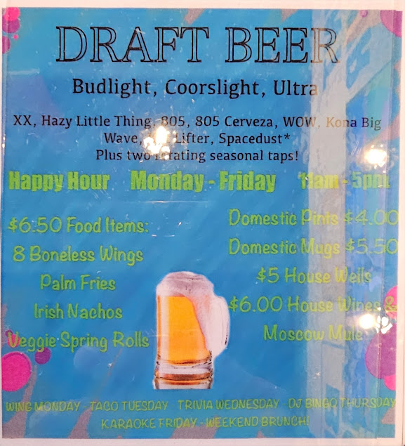 Menu Lazy Palm Sports Grill - 5